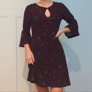 Deep Purple Mini Dress